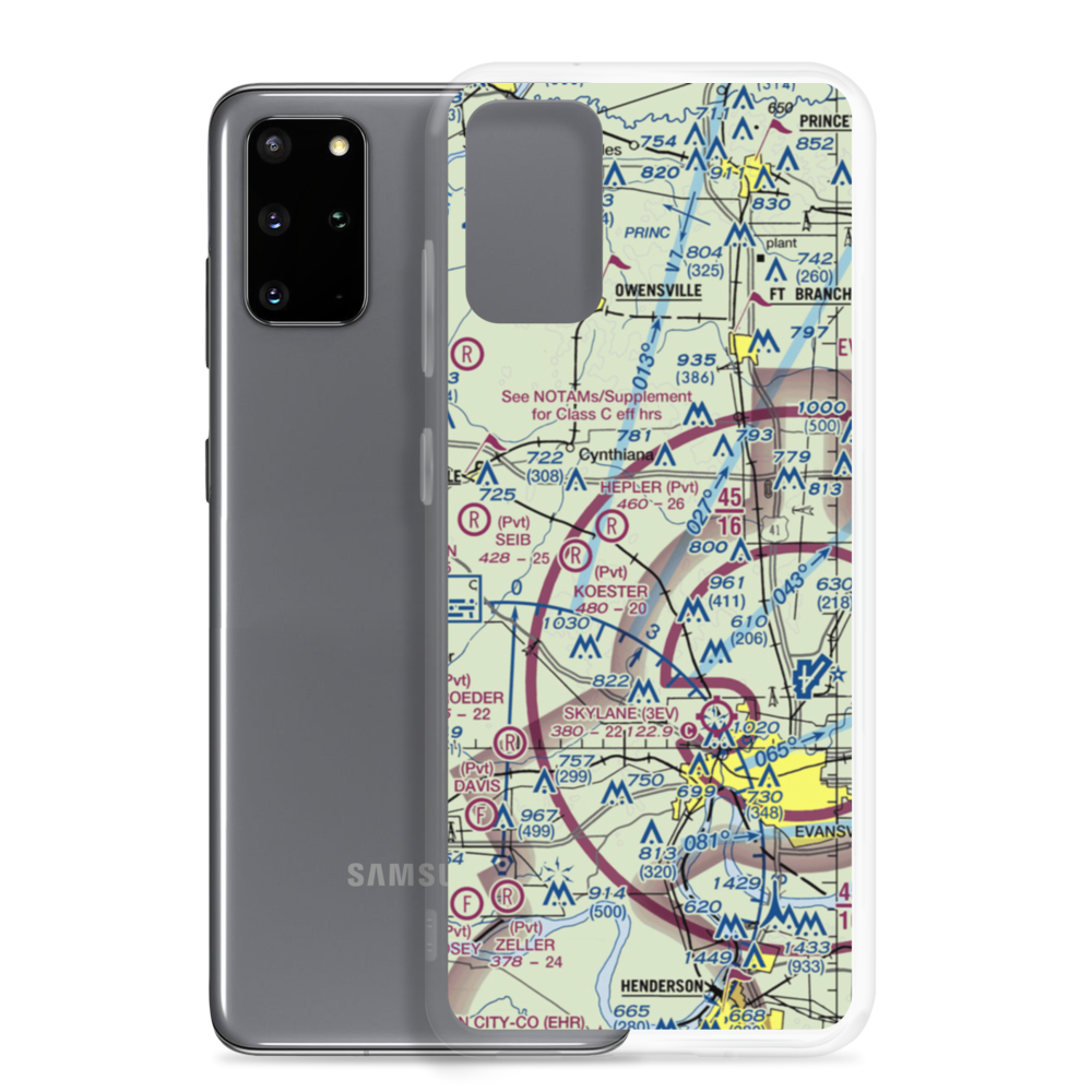J & S Field (12IN) VFR Sectional Samsung Case Samsung Galaxy S20 Plus model shown