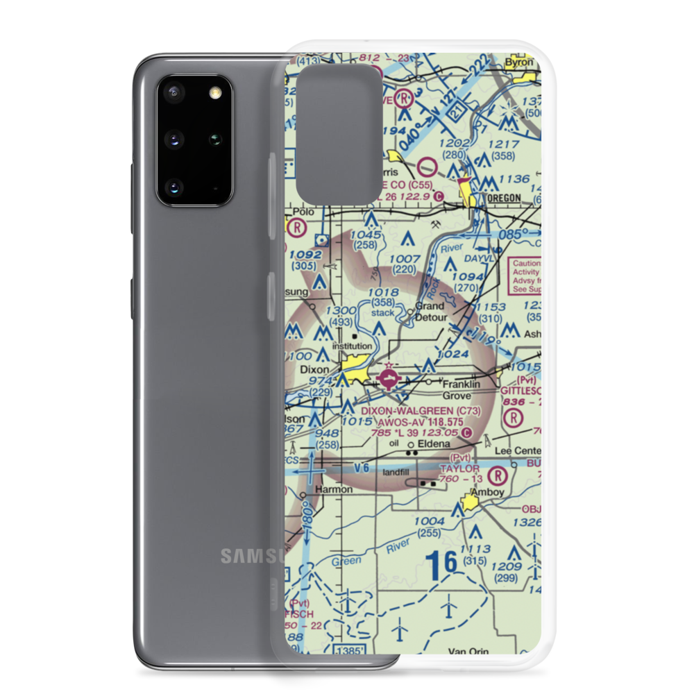 J & Y Ultralightport (9IS5) VFR Sectional Samsung Case Samsung Galaxy S20 Plus model shown