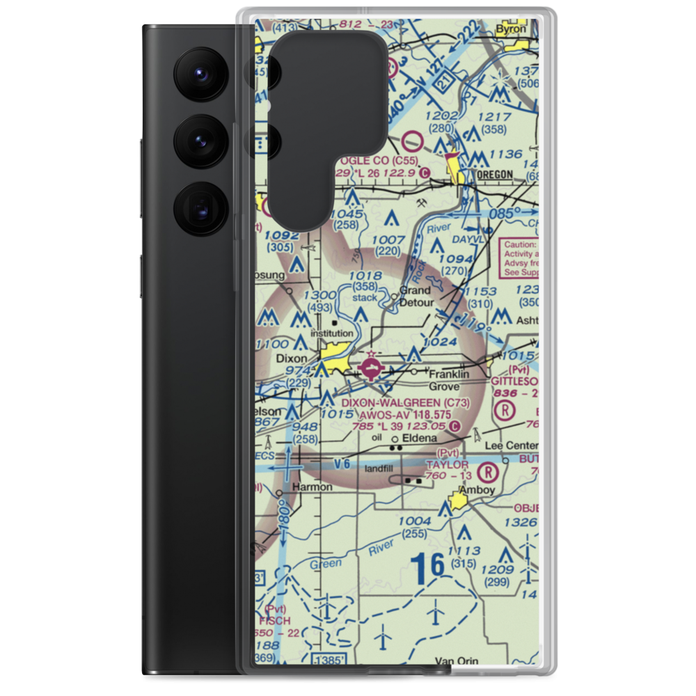 J & Y Ultralightport (9IS5) VFR Sectional Samsung Case Samsung Galaxy S22 Ultra model shown