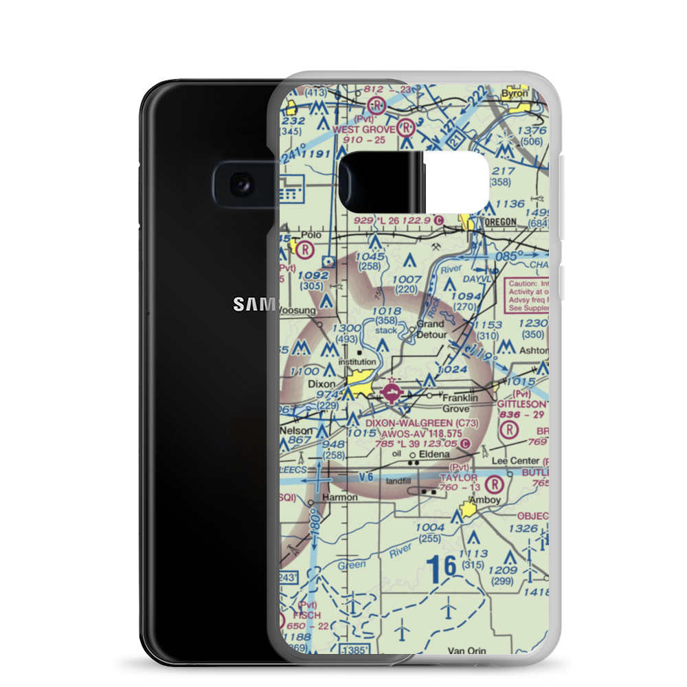 J & Y Ultralightport (9IS5) VFR Sectional Samsung Case Samsung Galaxy S10e model shown