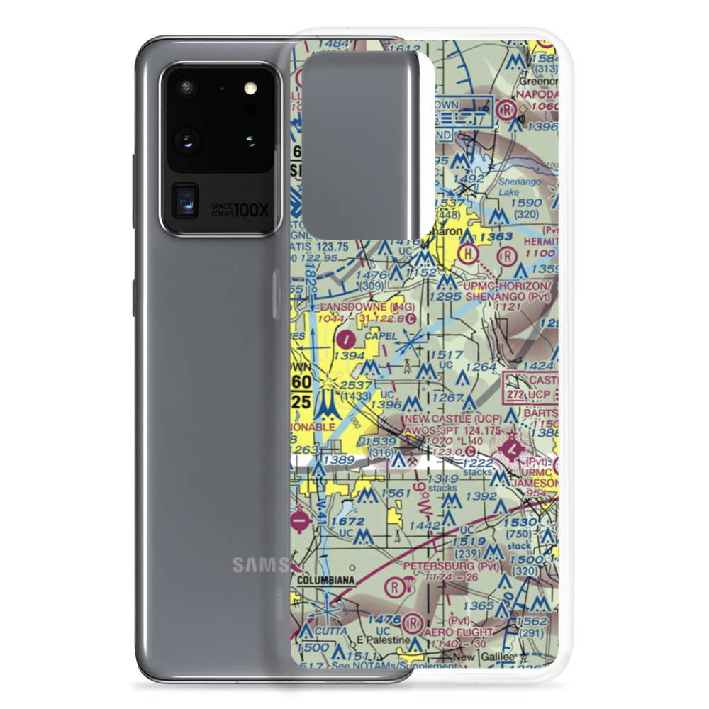 J and B Sky Ranch Airport (8OH3) VFR Sectional Samsung Case Samsung Galaxy S20 Ultra model shown