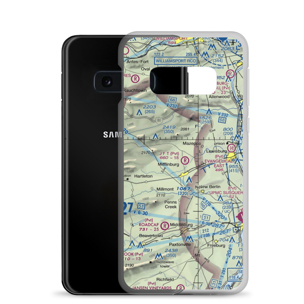 J F T Airport (8PA4) VFR Sectional Samsung Case Samsung Galaxy S10e model shown
