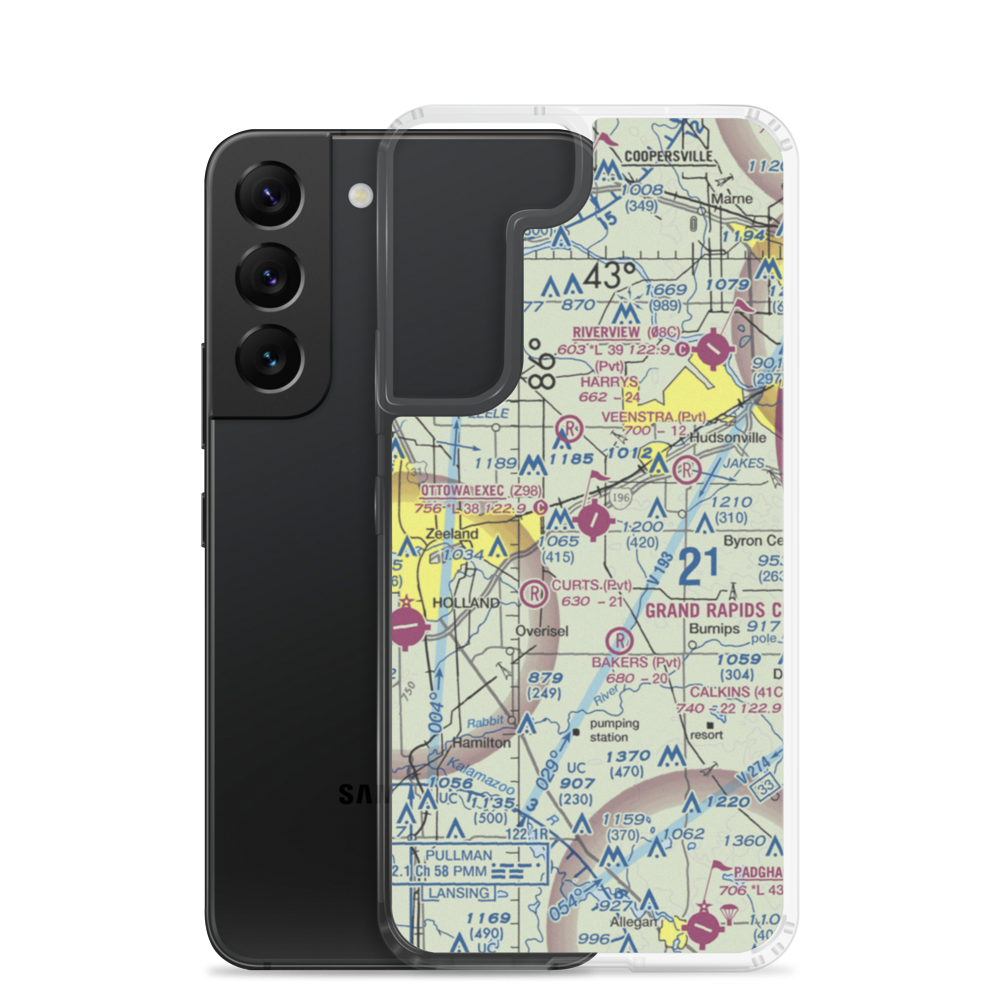 J P's Field (6MI7) VFR Sectional Samsung Case Samsung Galaxy S22 model shown