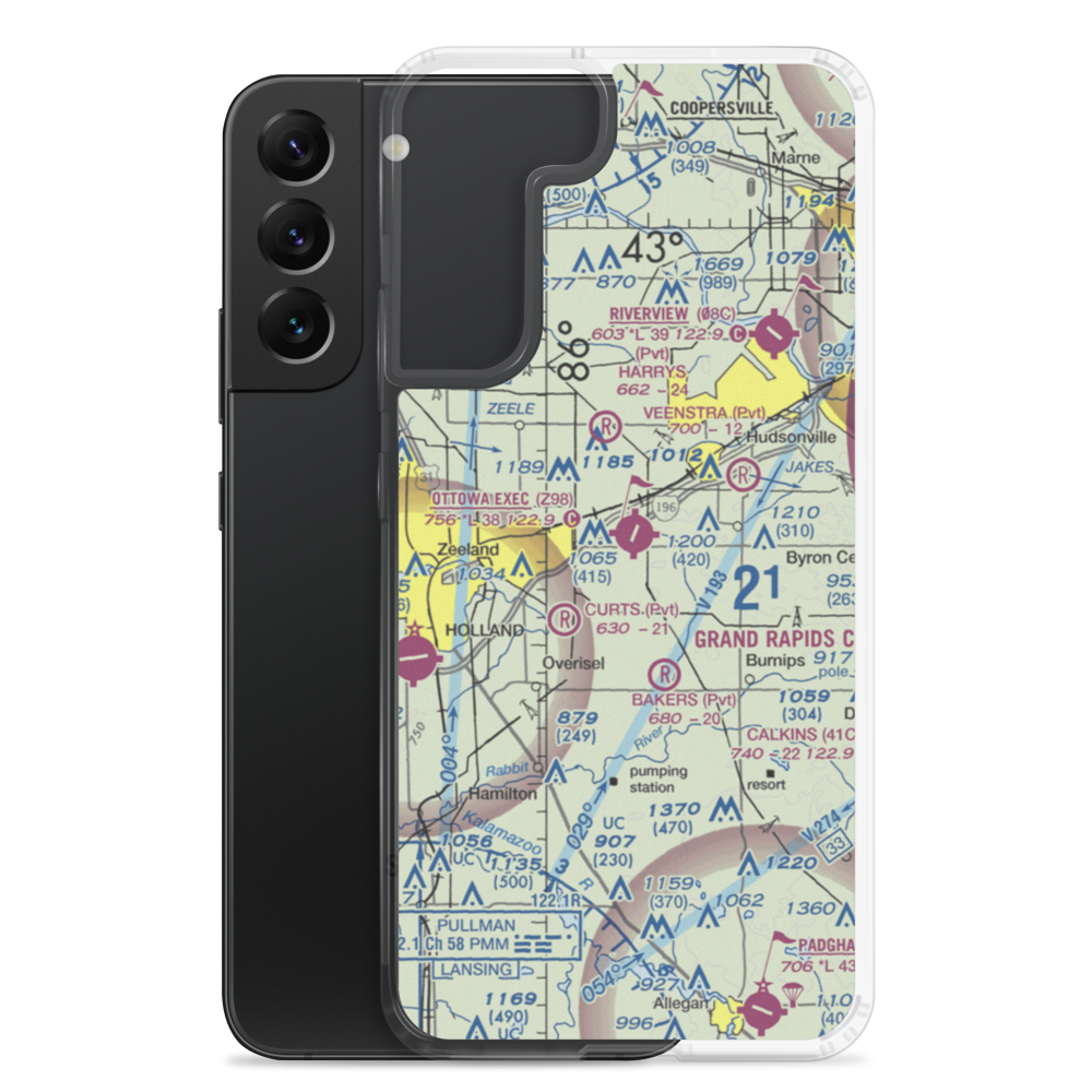 J P's Field (6MI7) VFR Sectional Samsung Case Samsung Galaxy S22 Plus model shown