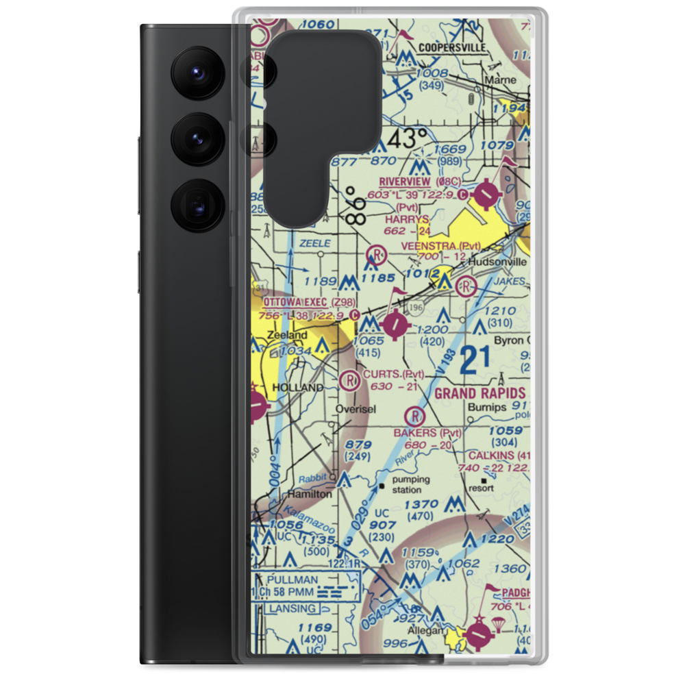 J P's Field (6MI7) VFR Sectional Samsung Case Samsung Galaxy S22 Ultra model shown