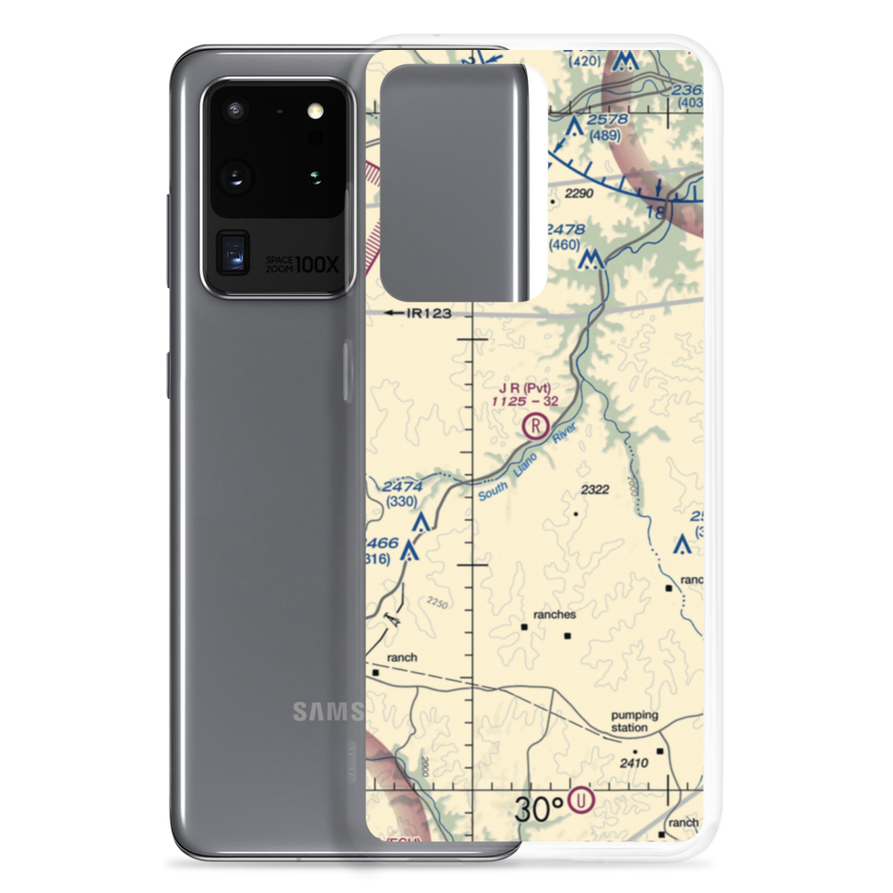 J R Ranch Airport (15TA) VFR Sectional Samsung Case Samsung Galaxy S20 Ultra model shown