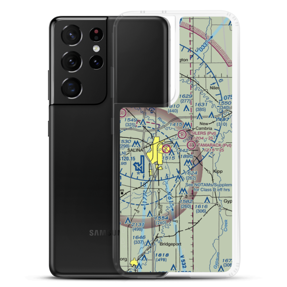 J Roesner Airport (SN00) VFR Sectional Samsung Case Samsung Galaxy S21 Ultra model shown