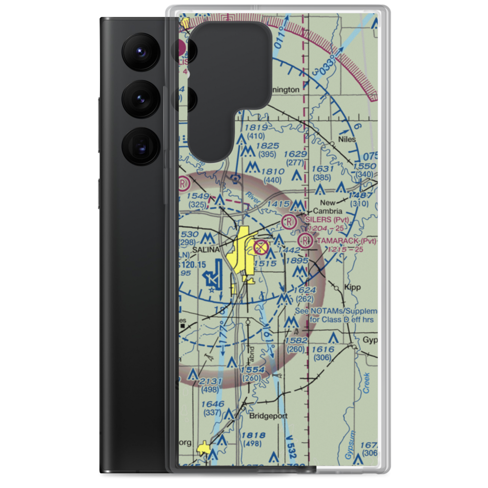 J Roesner Airport (SN00) VFR Sectional Samsung Case Samsung Galaxy S22 Ultra model shown