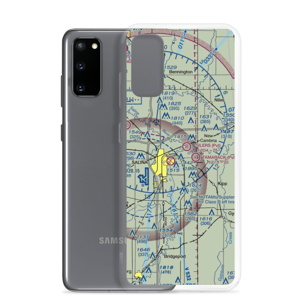 J Roesner Airport (SN00) VFR Sectional Samsung Case Samsung Galaxy S20 model shown