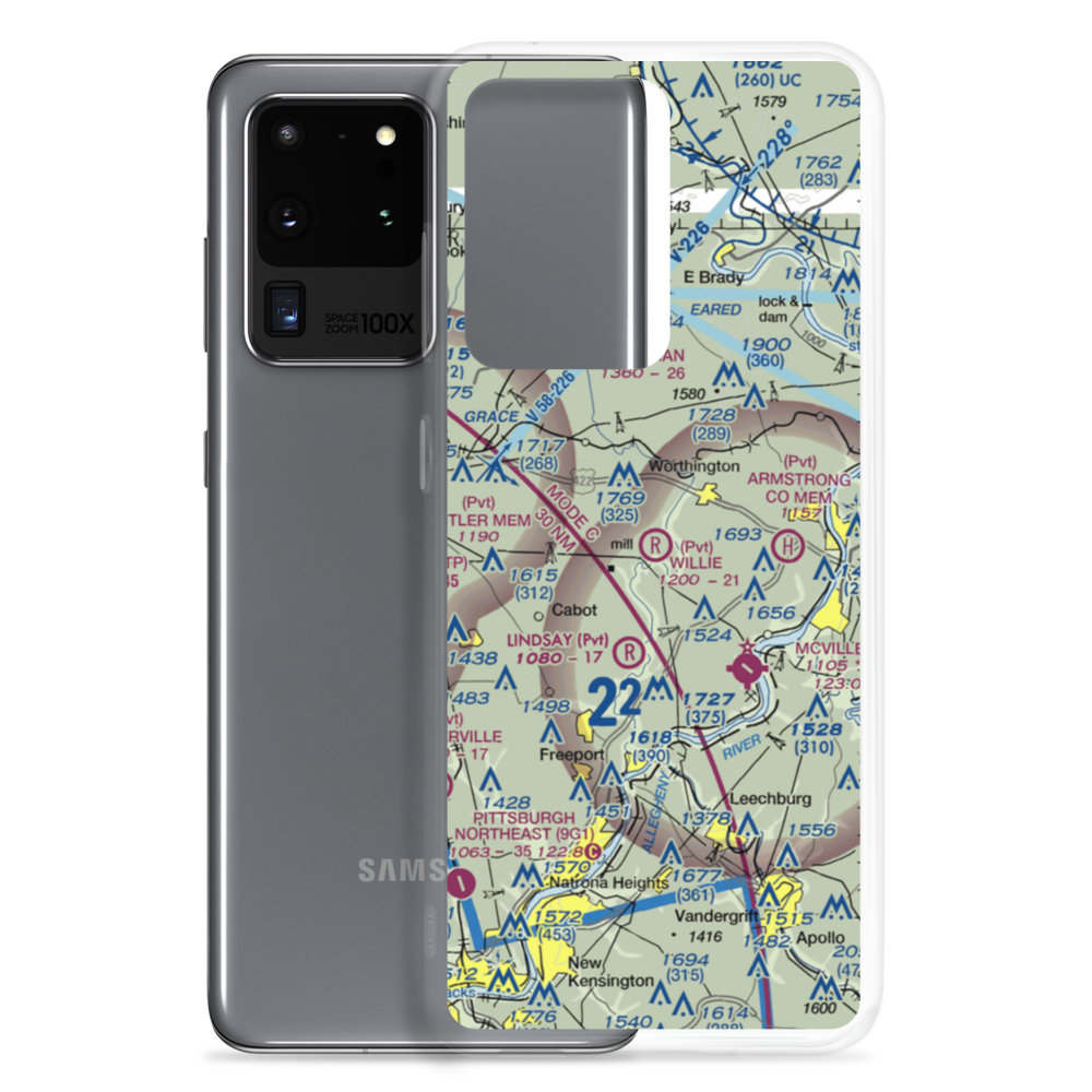J T Willie Airport (9PS2) VFR Sectional Samsung Case Samsung Galaxy S20 Ultra model shown