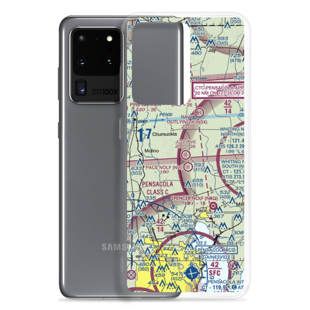 J-22 Ranch Airport (16FL) VFR Sectional Samsung Case Samsung Galaxy S20 Ultra model shown