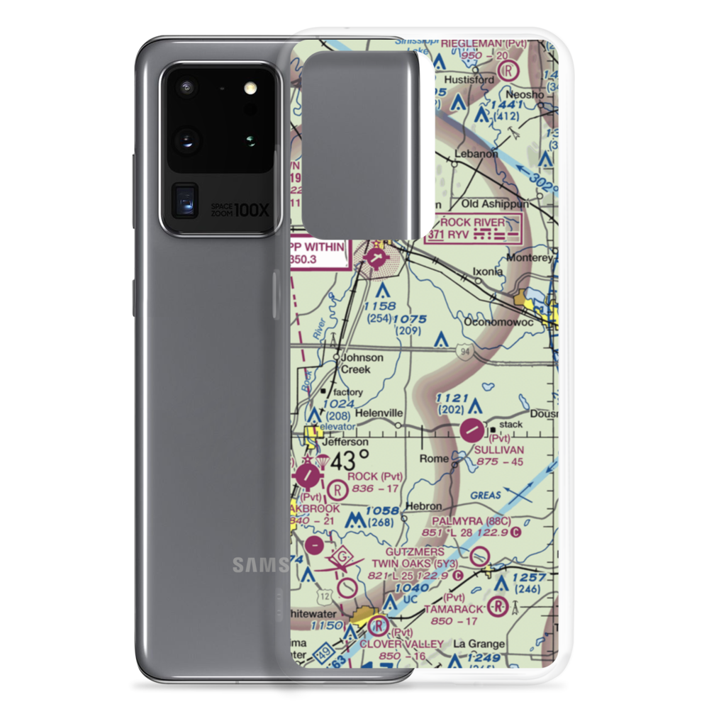 J-3 Cub Field (66WI) VFR Sectional Samsung Case Samsung Galaxy S20 Ultra model shown