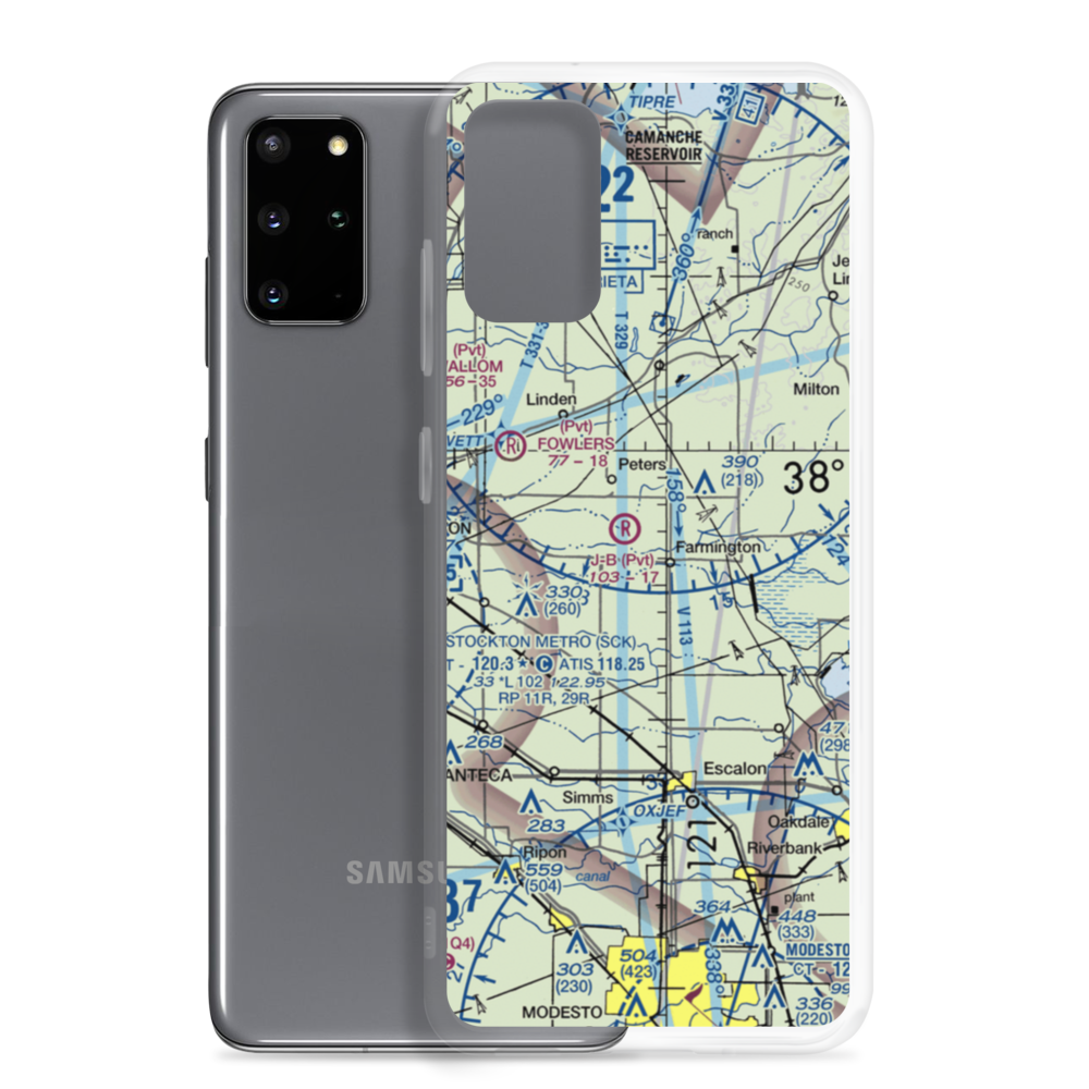 J-B Airport (CN29) VFR Sectional Samsung Case Samsung Galaxy S20 Plus model shown