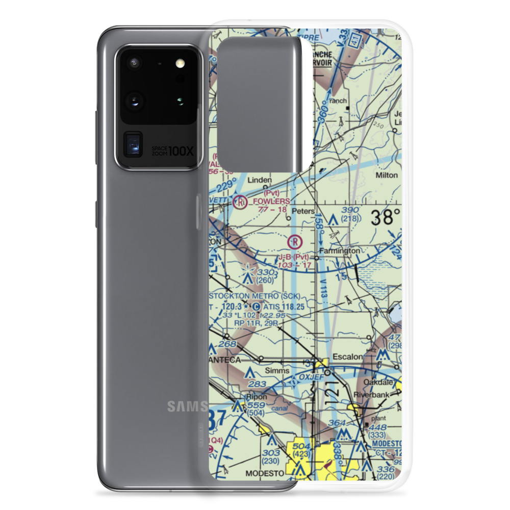 J-B Airport (CN29) VFR Sectional Samsung Case Samsung Galaxy S20 Ultra model shown