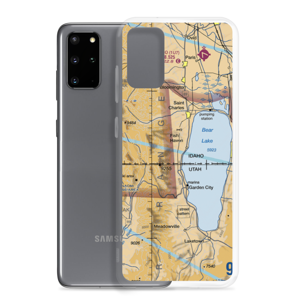 J-Lazy-M Ranch Airport (ID04) VFR Sectional Samsung Case Samsung Galaxy S20 Plus model shown