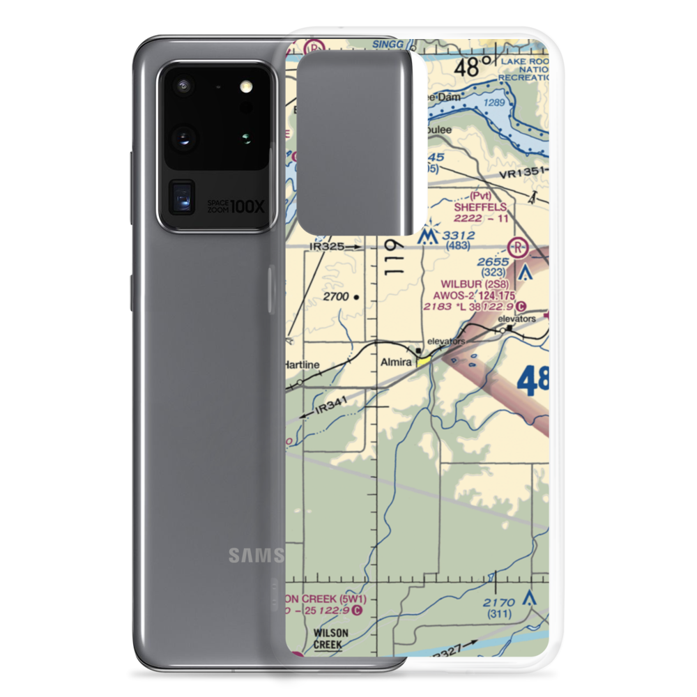 J-Z Airport (1W0) VFR Sectional Samsung Case Samsung Galaxy S20 Ultra model shown