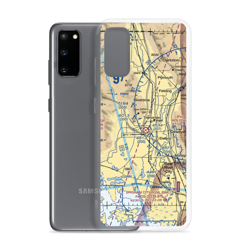 Jack's Airport (UT29) VFR Sectional Samsung Case Samsung Galaxy S20 model shown