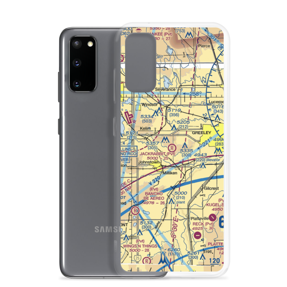 Jackrabbit Strip (2CO3) VFR Sectional Samsung Case Samsung Galaxy S20 model shown