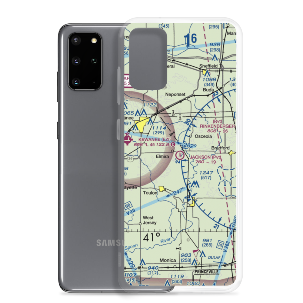 Jackson Field (2IS3) VFR Sectional Samsung Case Samsung Galaxy S20 Plus model shown
