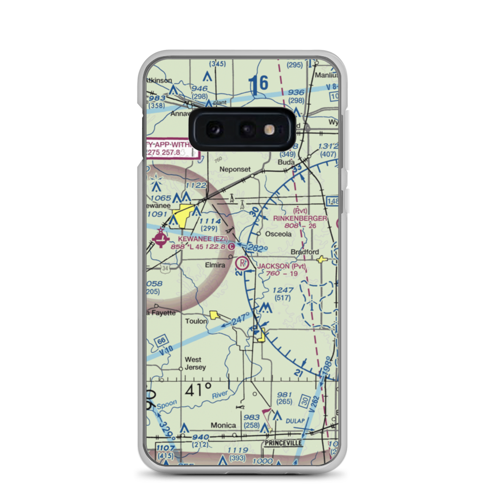 Jackson Field (2IS3) VFR Sectional Samsung Case Samsung Galaxy S10e model shown