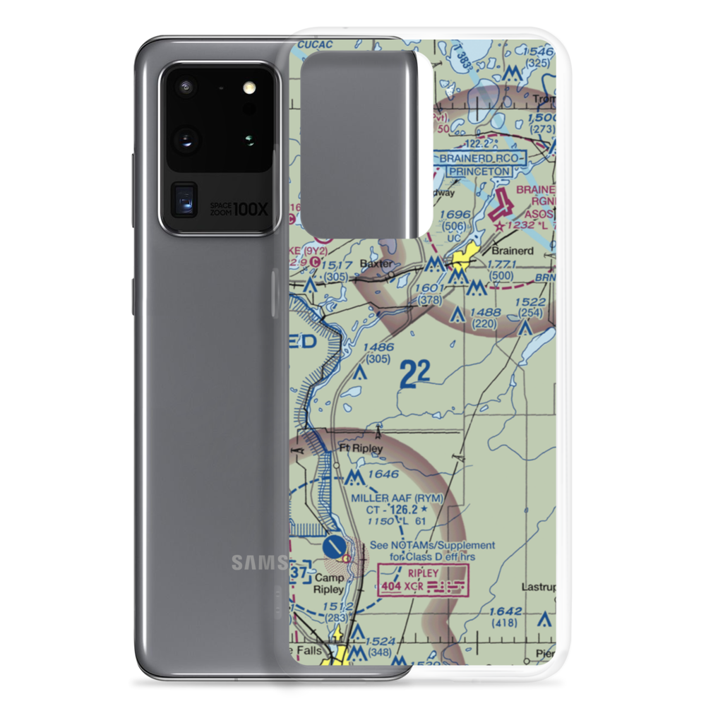 Jackson Field (MN17) VFR Sectional Samsung Case Samsung Galaxy S20 Ultra model shown