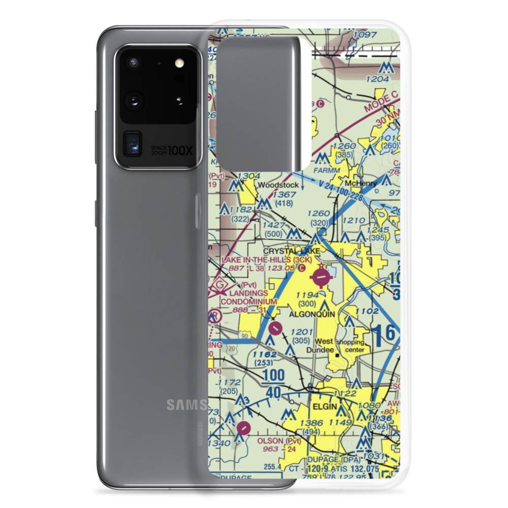 Jackson Seaplane Base (IS79) VFR Sectional Samsung Case Samsung Galaxy S20 Ultra model shown