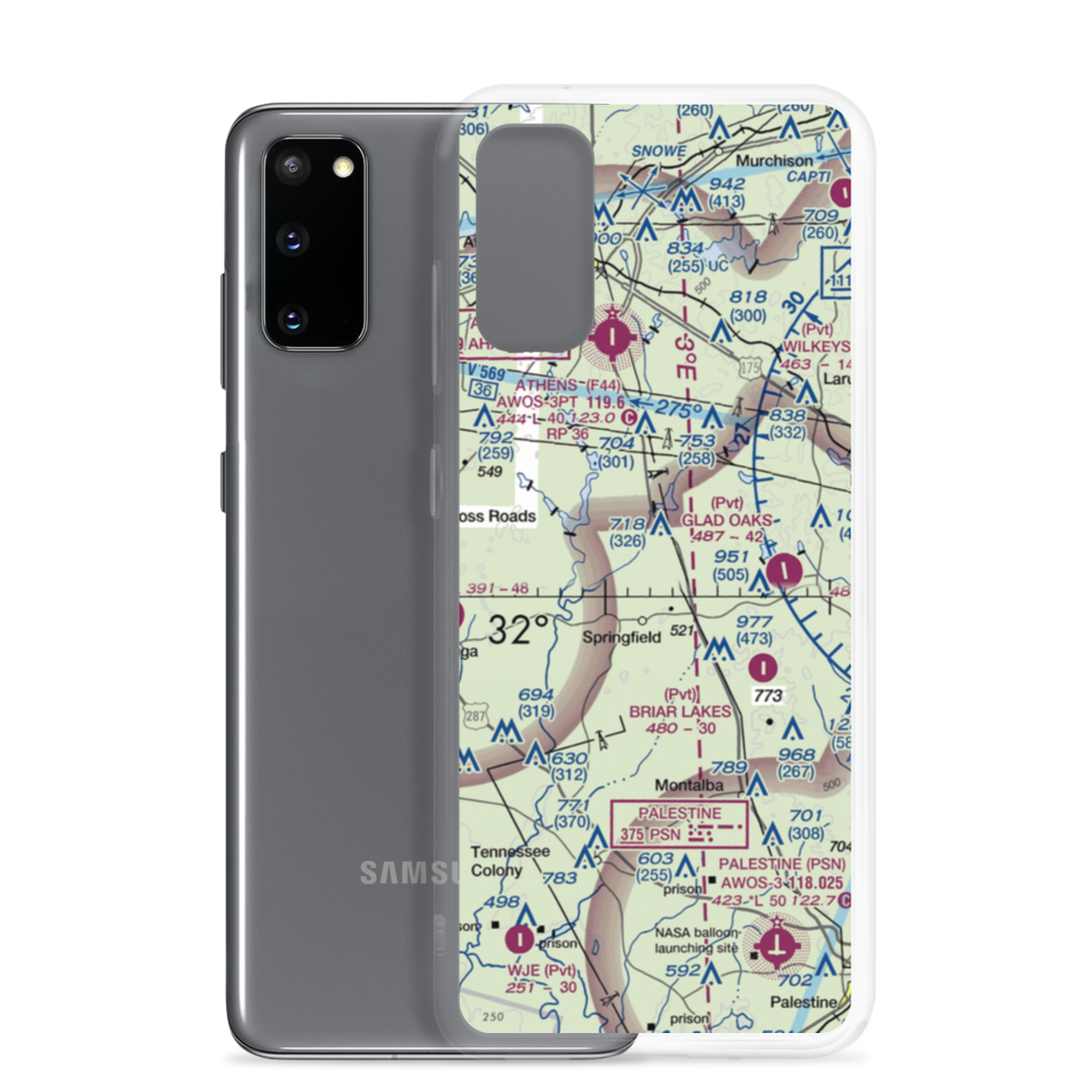 Jacksonville / Hunter Field (17XA) VFR Sectional Samsung Case Samsung Galaxy S20 model shown