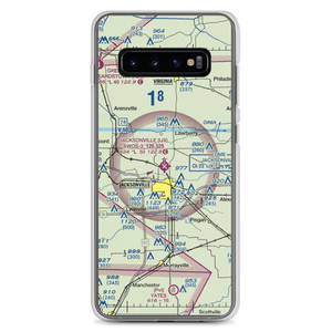 Jacksonville Municipal Airport (IJX) VFR Sectional Samsung Case