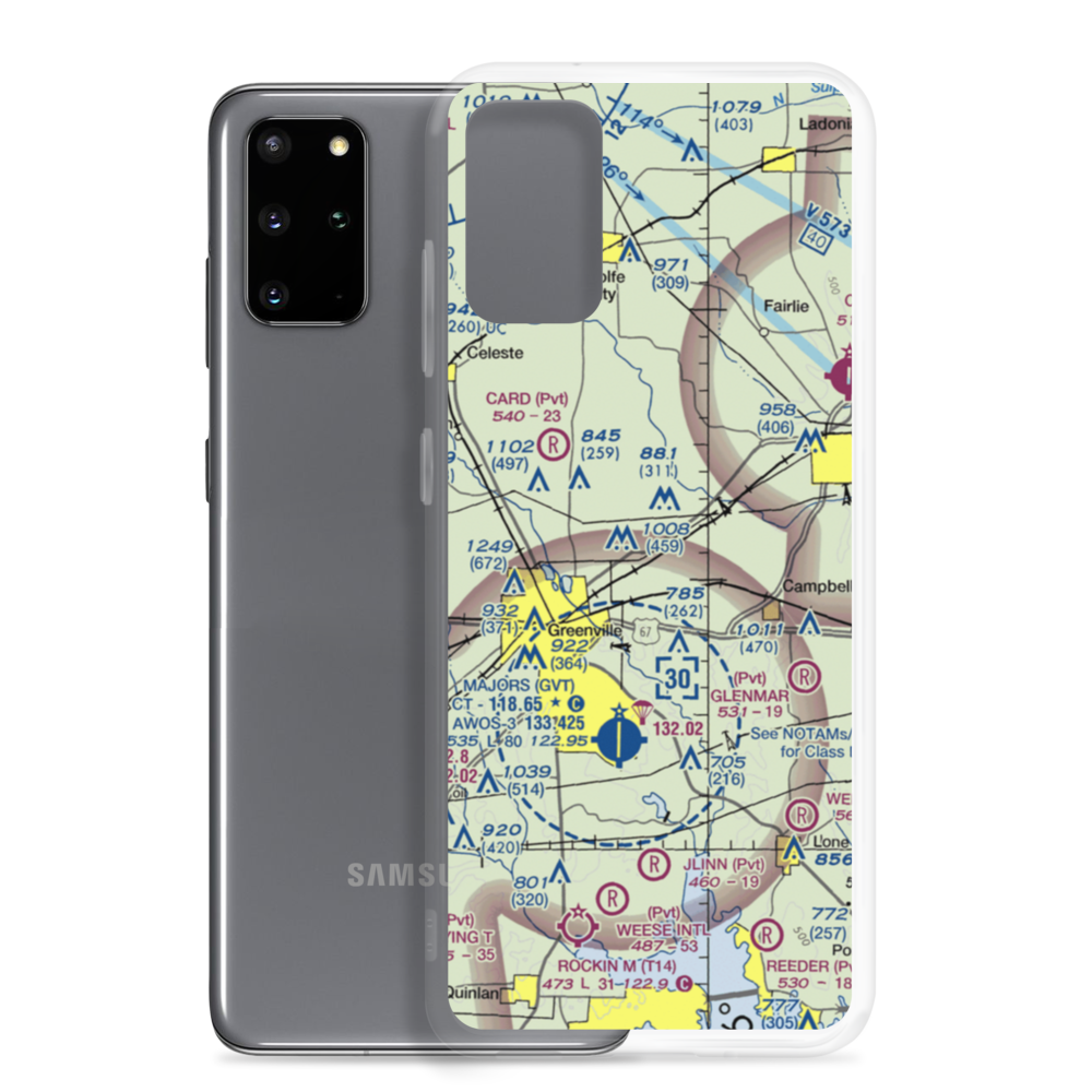 Jacobia Field (0TX8) VFR Sectional Samsung Case Samsung Galaxy S20 Plus model shown