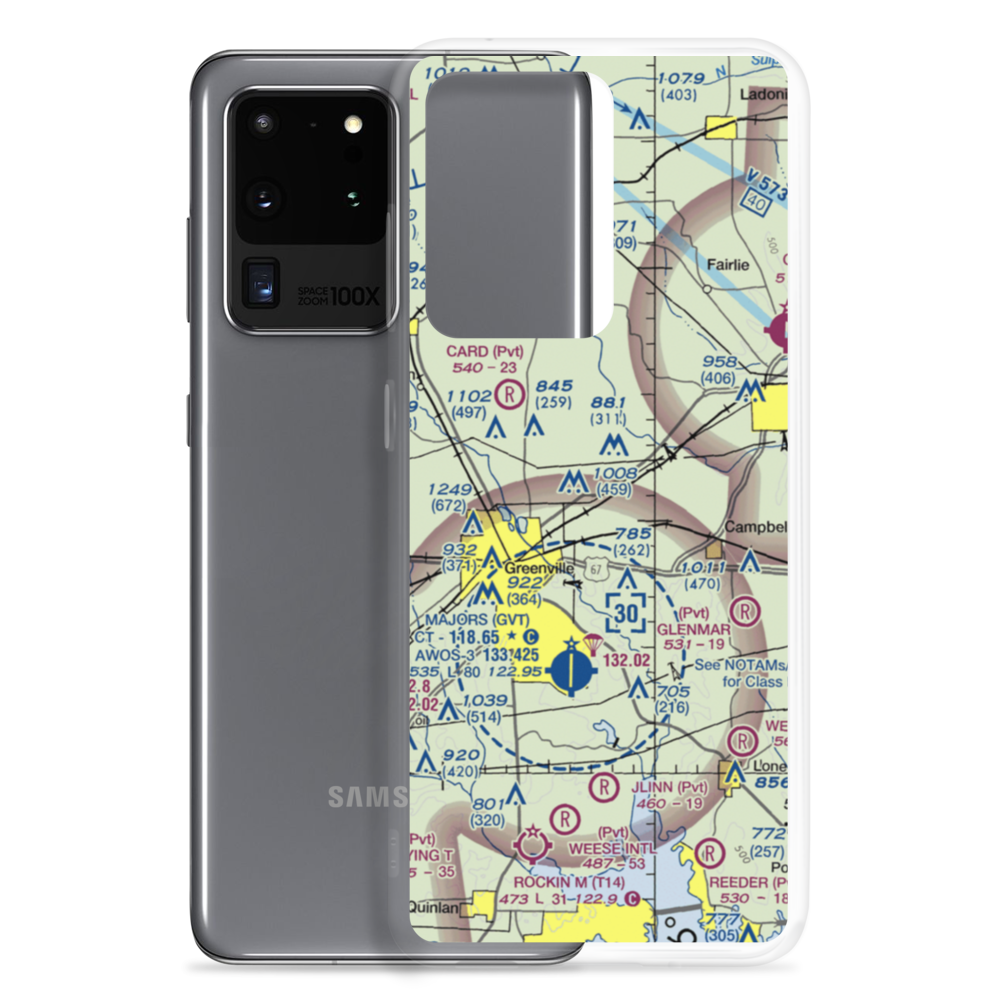 Jacobia Field (0TX8) VFR Sectional Samsung Case Samsung Galaxy S20 Ultra model shown