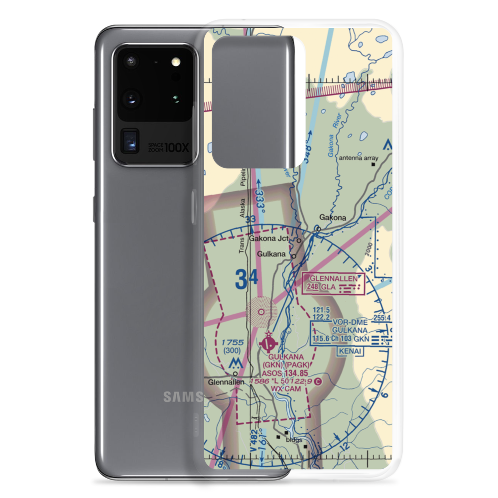 Jacobus Field (8AK1) VFR Sectional Samsung Case Samsung Galaxy S20 Ultra model shown