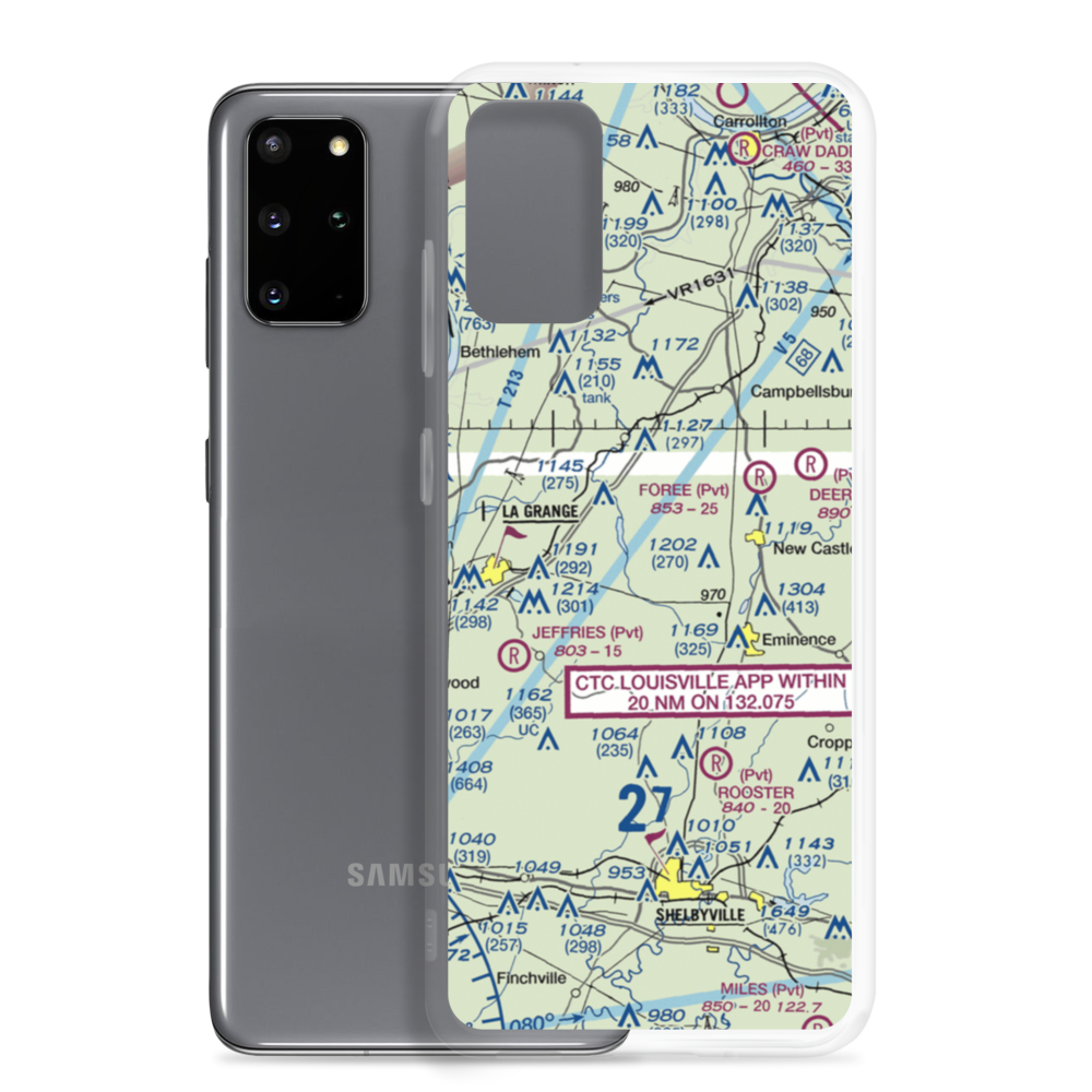Jake's Field (5KY6) VFR Sectional Samsung Case Samsung Galaxy S20 Plus model shown