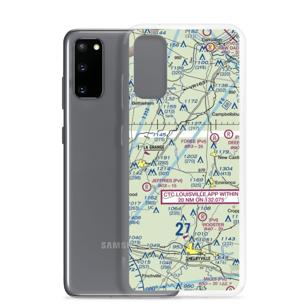 Jake's Field (5KY6) VFR Sectional Samsung Case Samsung Galaxy S20 model shown