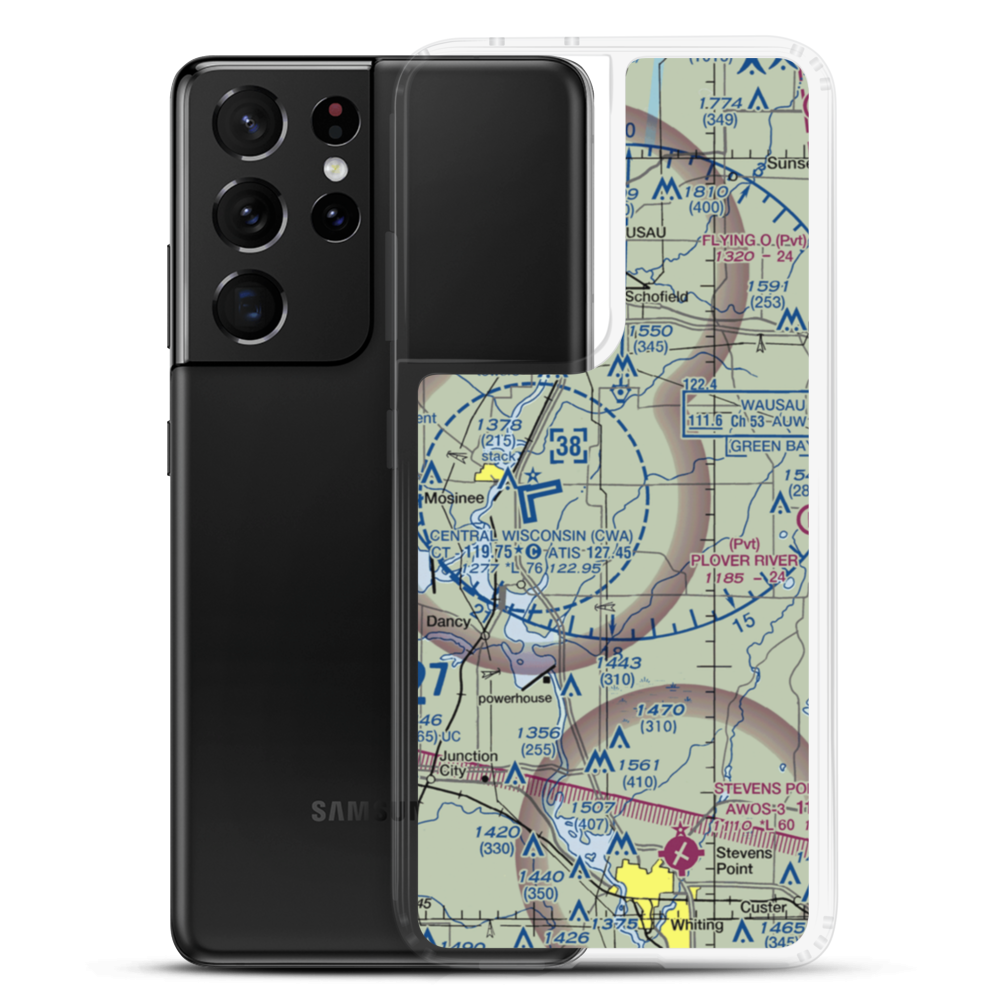 Jaks Field (56WI) VFR Sectional Samsung Case Samsung Galaxy S21 Ultra model shown