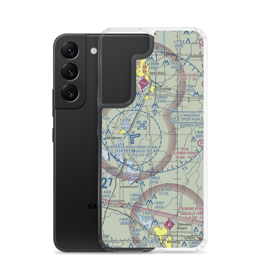 Jaks Field (56WI) VFR Sectional Samsung Case Samsung Galaxy S22 model shown