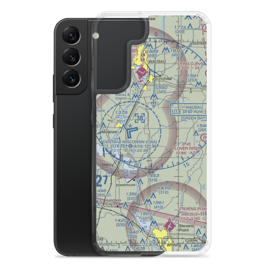 Jaks Field (56WI) VFR Sectional Samsung Case Samsung Galaxy S22 Plus model shown