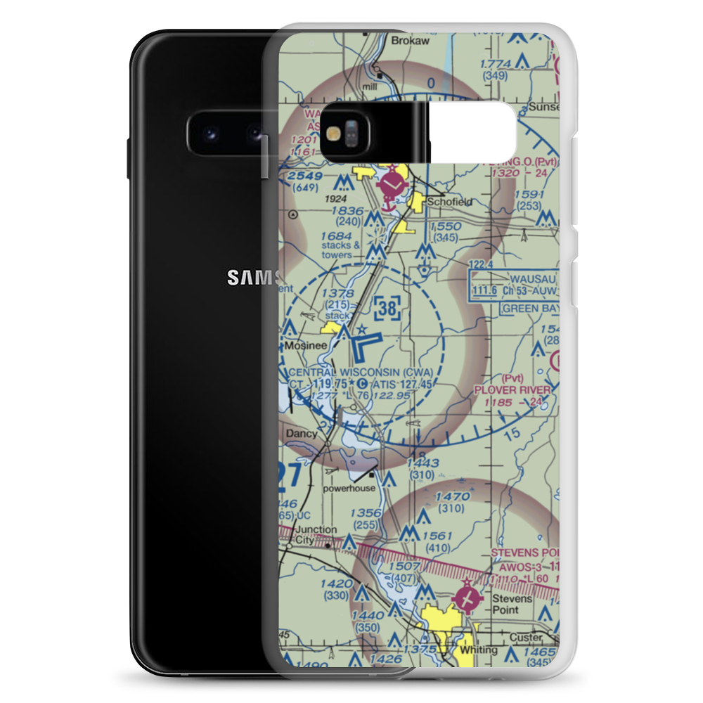 Jaks Field (56WI) VFR Sectional Samsung Case Samsung Galaxy S10+ model shown