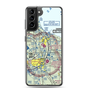 James Clements Municipal Airport (3CM) VFR Sectional Samsung Case