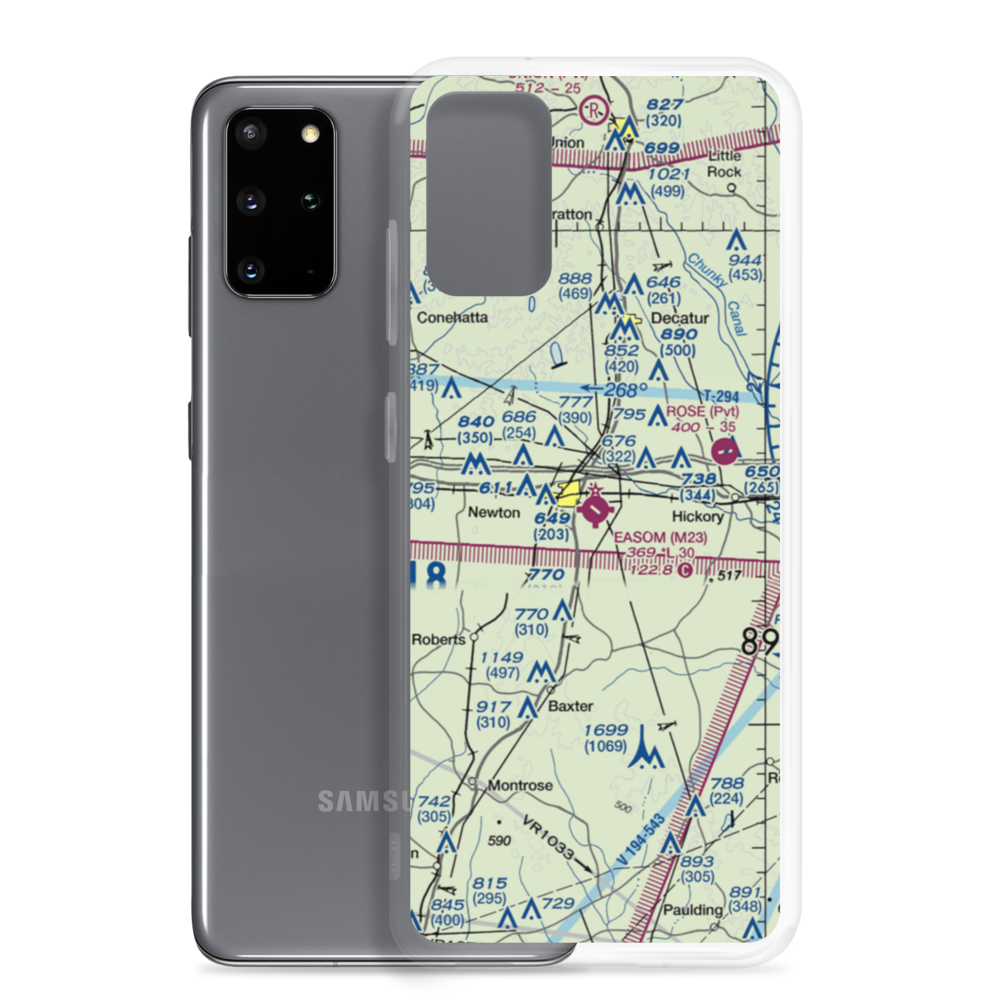 James H Easom Field (M23) VFR Sectional Samsung Case Samsung Galaxy S20 Plus model shown