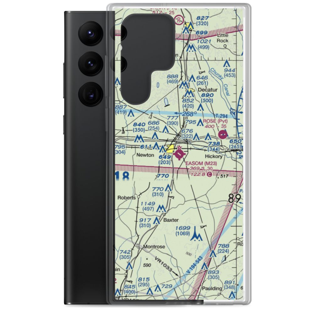 James H Easom Field (M23) VFR Sectional Samsung Case Samsung Galaxy S22 Ultra model shown