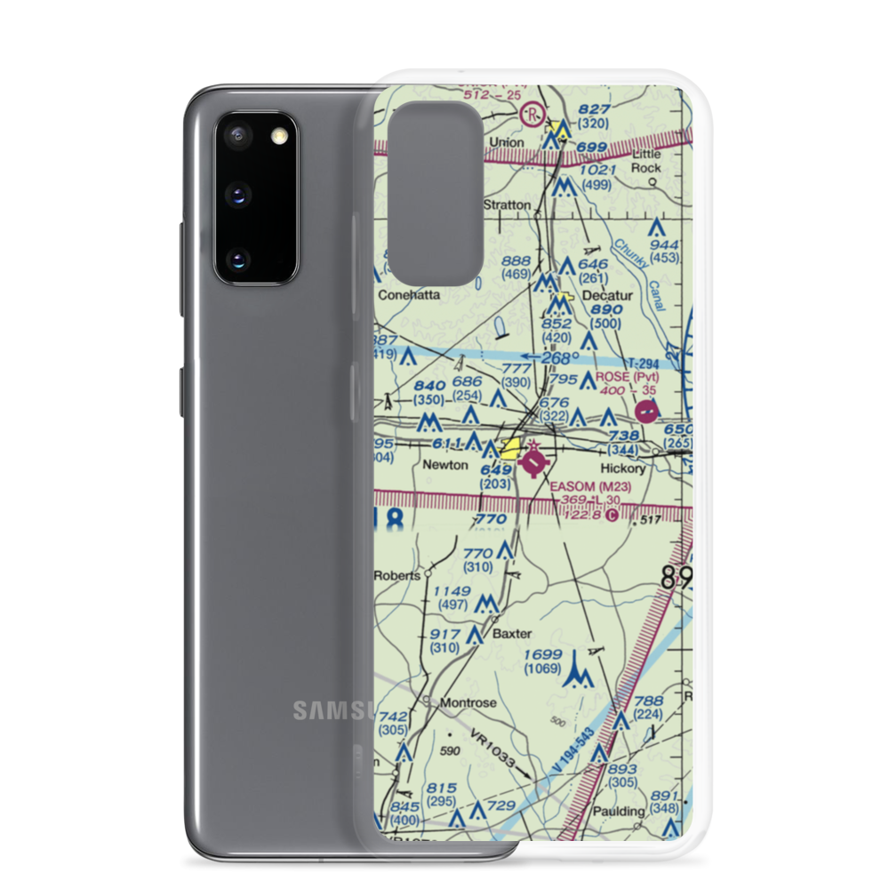 James H Easom Field (M23) VFR Sectional Samsung Case Samsung Galaxy S20 model shown