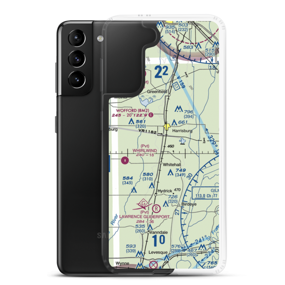 Jamies (JAMI) VFR Sectional Samsung Case Samsung Galaxy S21 Plus model shown