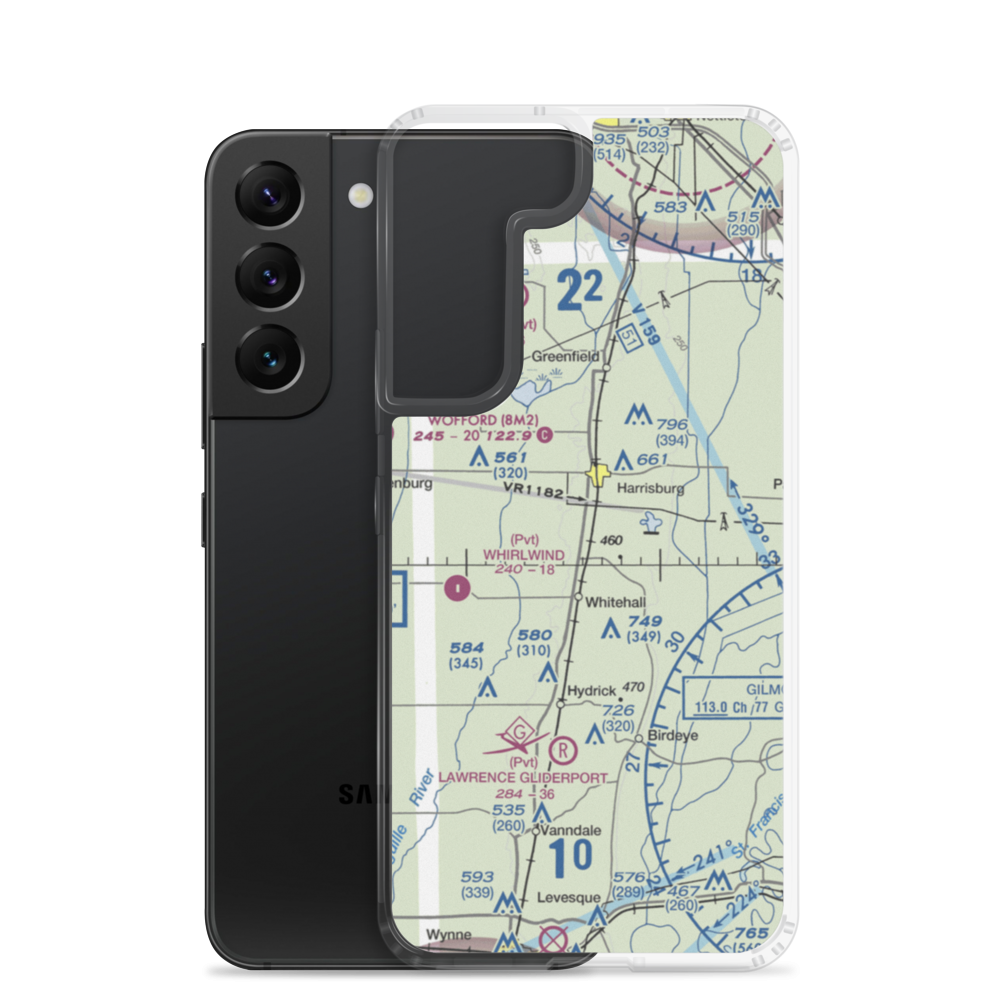 Jamies (JAMI) VFR Sectional Samsung Case Samsung Galaxy S22 model shown