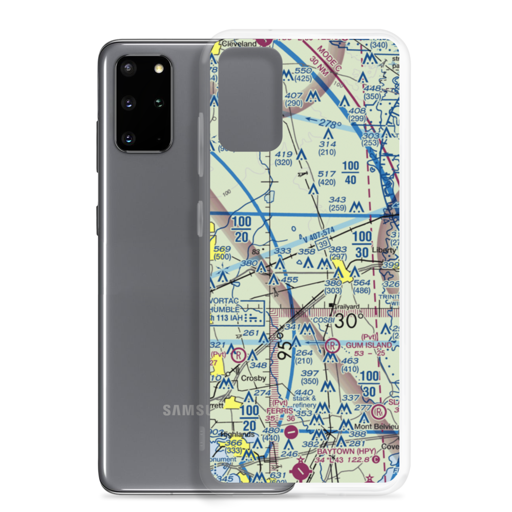 Jamison Airstrip (4TE6) VFR Sectional Samsung Case Samsung Galaxy S20 Plus model shown