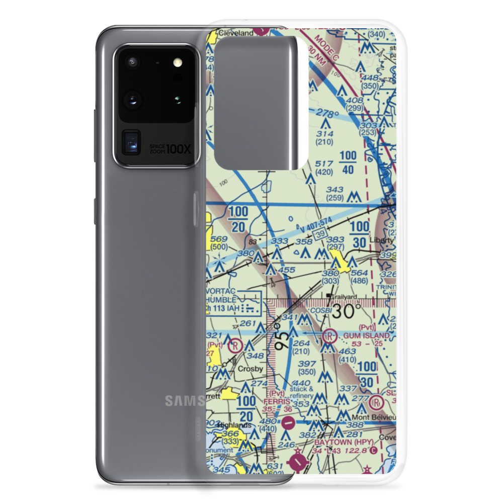 Jamison Airstrip (4TE6) VFR Sectional Samsung Case Samsung Galaxy S20 Ultra model shown