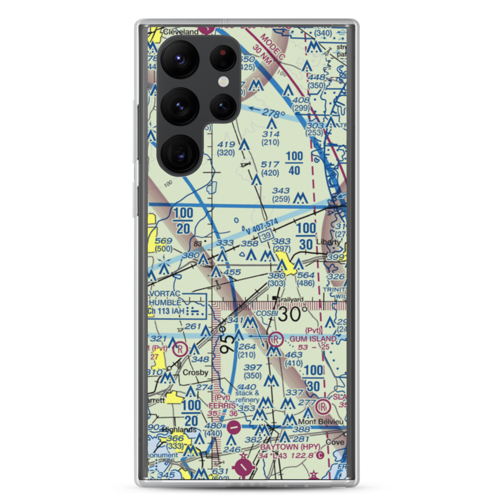 Jamison Airstrip (4TE6) VFR Sectional Samsung Case Samsung Galaxy S22 Ultra model shown
