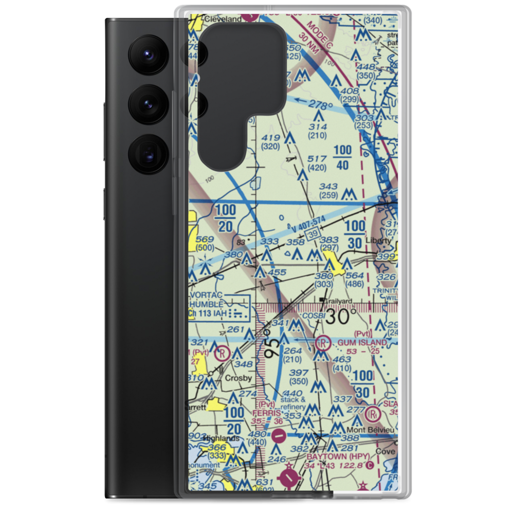 Jamison Airstrip (4TE6) VFR Sectional Samsung Case Samsung Galaxy S22 Ultra model shown