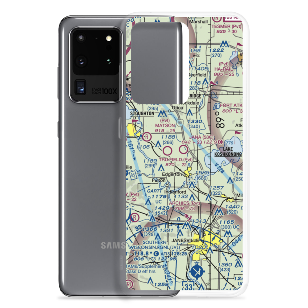 Jana Airport (58C) VFR Sectional Samsung Case Samsung Galaxy S20 Ultra model shown