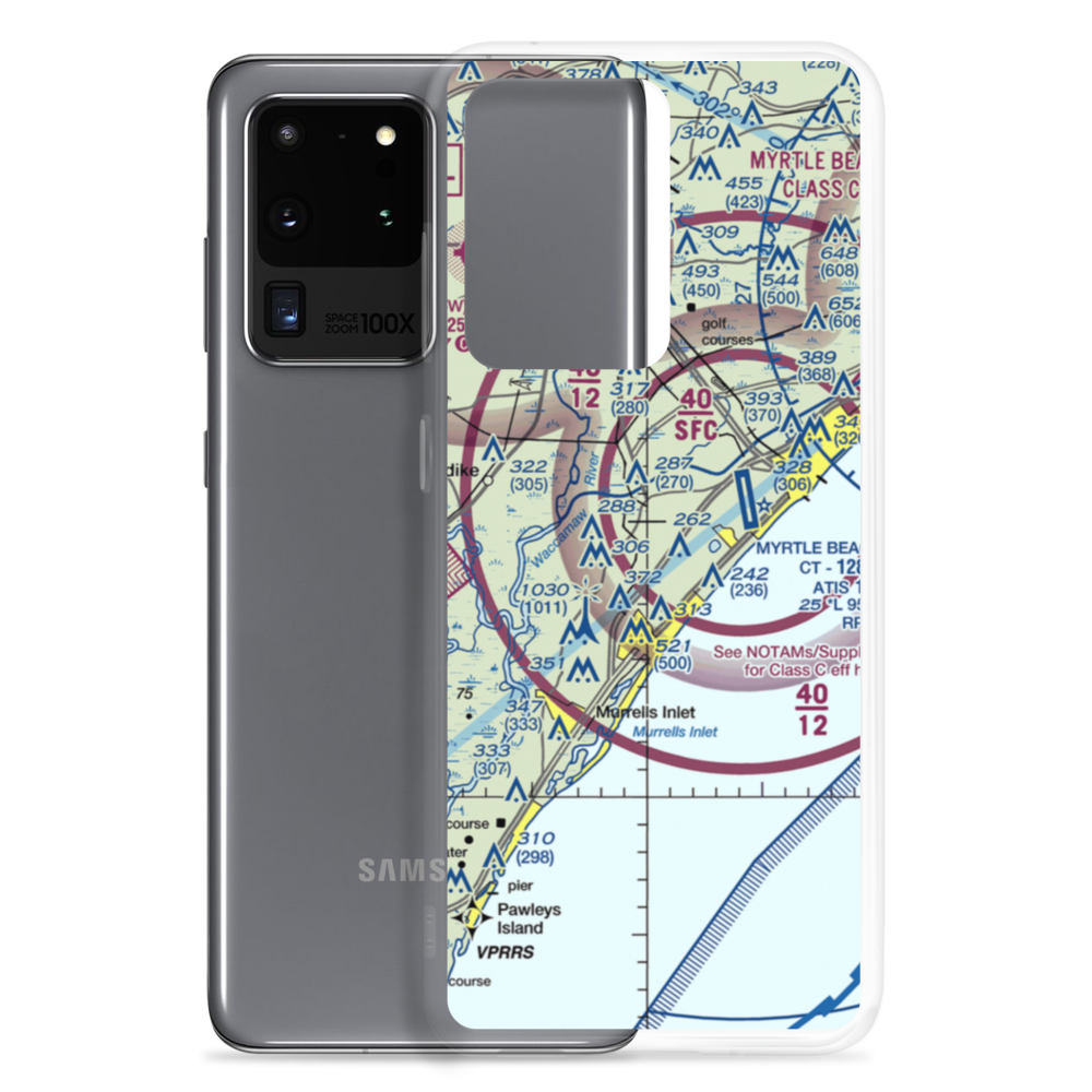 Javika Airport (SC28) VFR Sectional Samsung Case Samsung Galaxy S20 Ultra model shown
