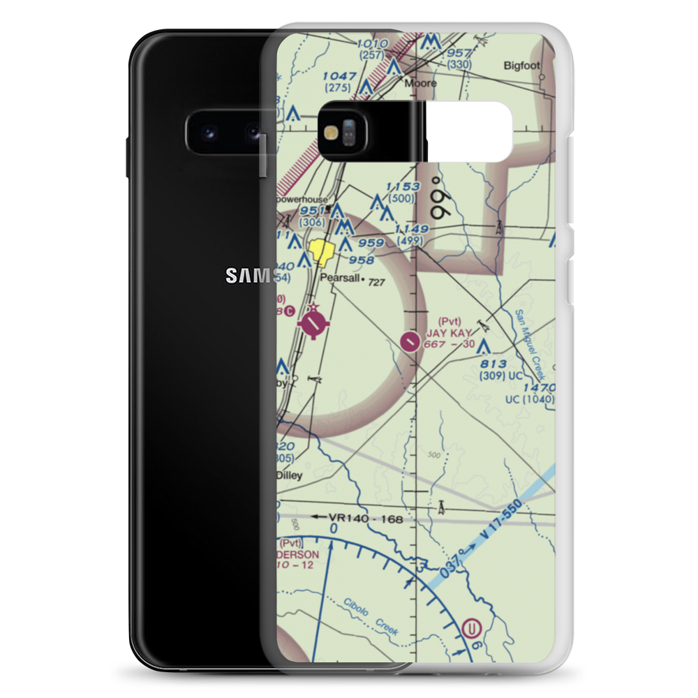 Jay Kay Ranch Airport (XS40) VFR Sectional Samsung Case Samsung Galaxy S10+ model shown